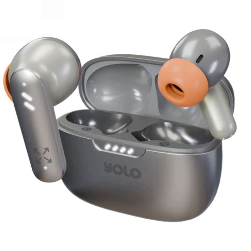 Yolo Aria Earbuds – ANC, 13mm Bass Boost Driver, 24H Playback | Bluetooth 5.3, Quad Mic, Gaming & Music Modes View Gallery - Pakistan