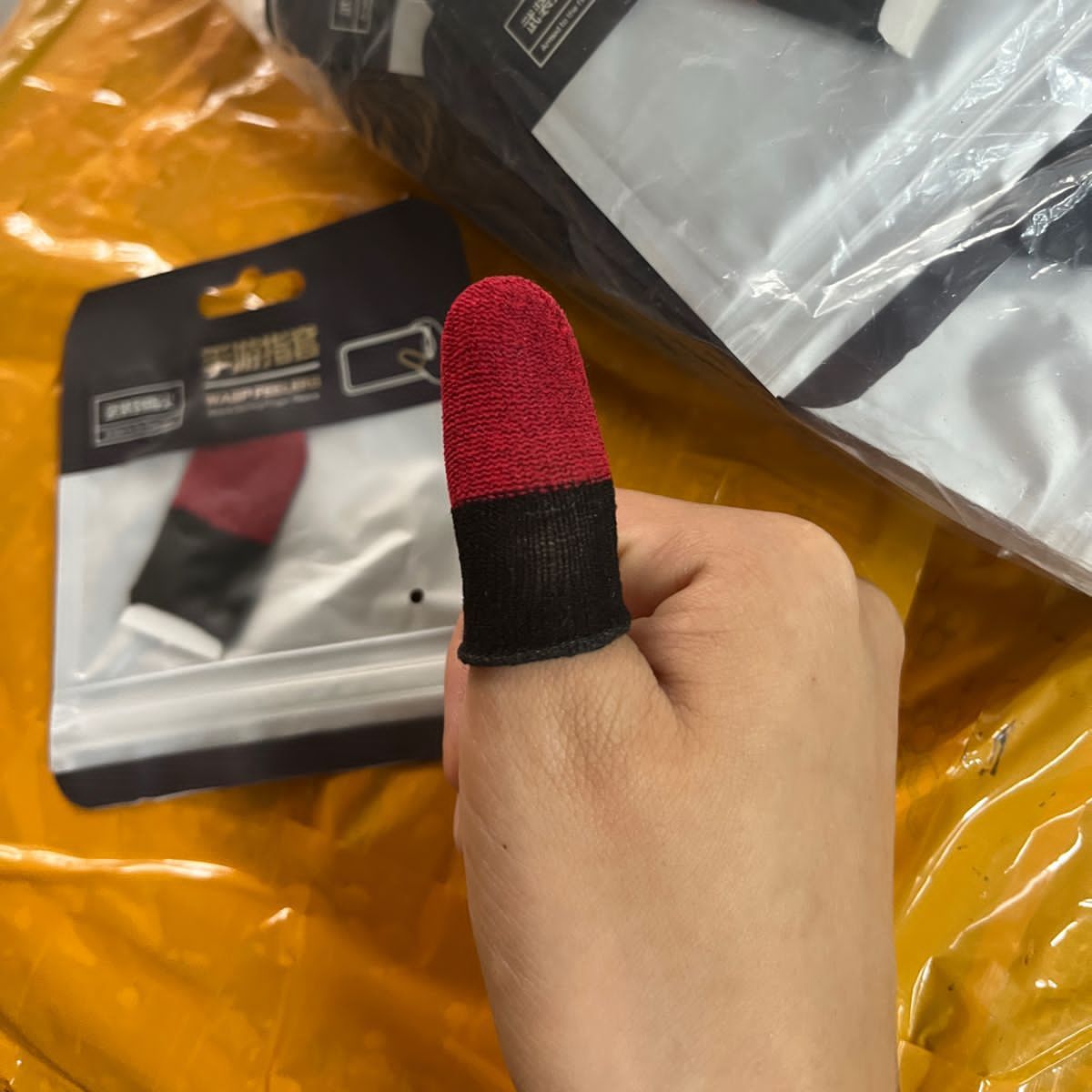 Pair of Gaming Finger Sleeves Sweat Proof Breathable Thumb Sleeves For Mobile Gaming Durable Quality Comfortable Fit View Gallery - Pakistan