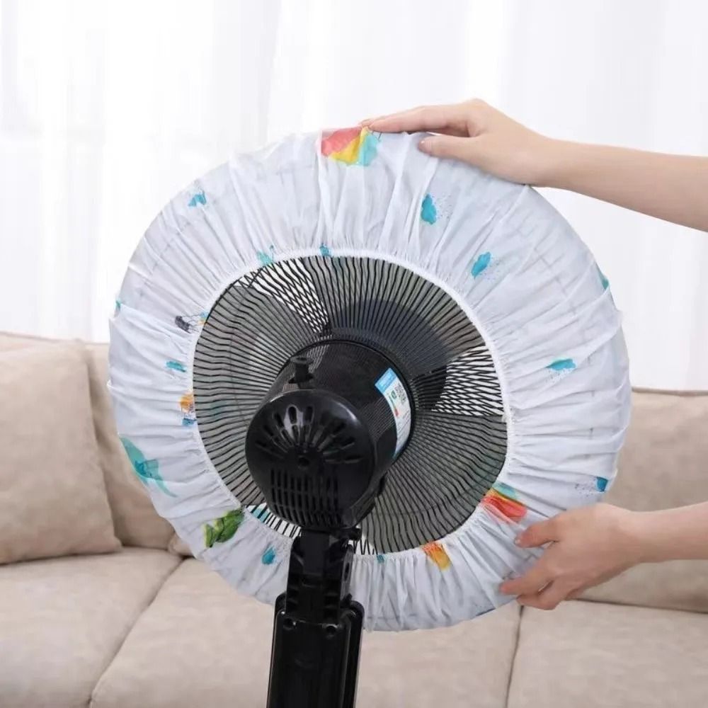 Fan Cover Cartoon Style Floor Standing Electric Fan Dust Cover Universal Electric Fan Protection Case Durable Quality (Random Design) View Gallery - Pakistan