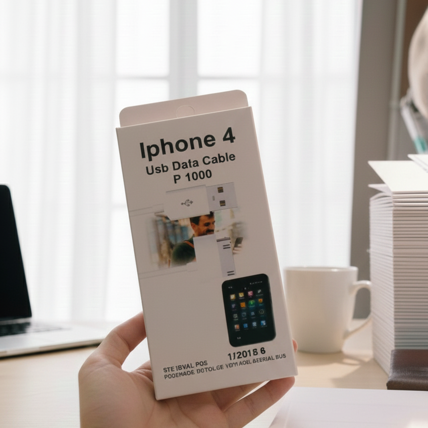 Iphone 4 Usb Data Cable P 1000 Durable Quality Reliable Utility Easy Connectivity Compact Design