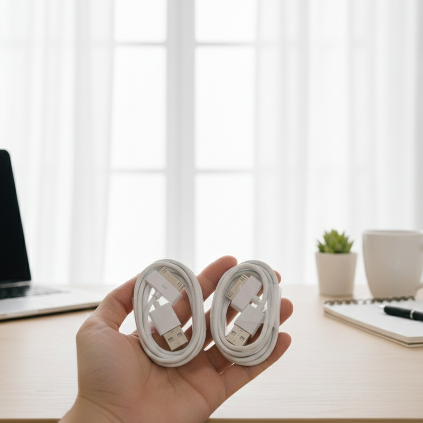 Iphone 4 Usb Data Cable P 1000 Durable Quality Reliable Utility Easy Connectivity Compact Design View Gallery - Pakistan