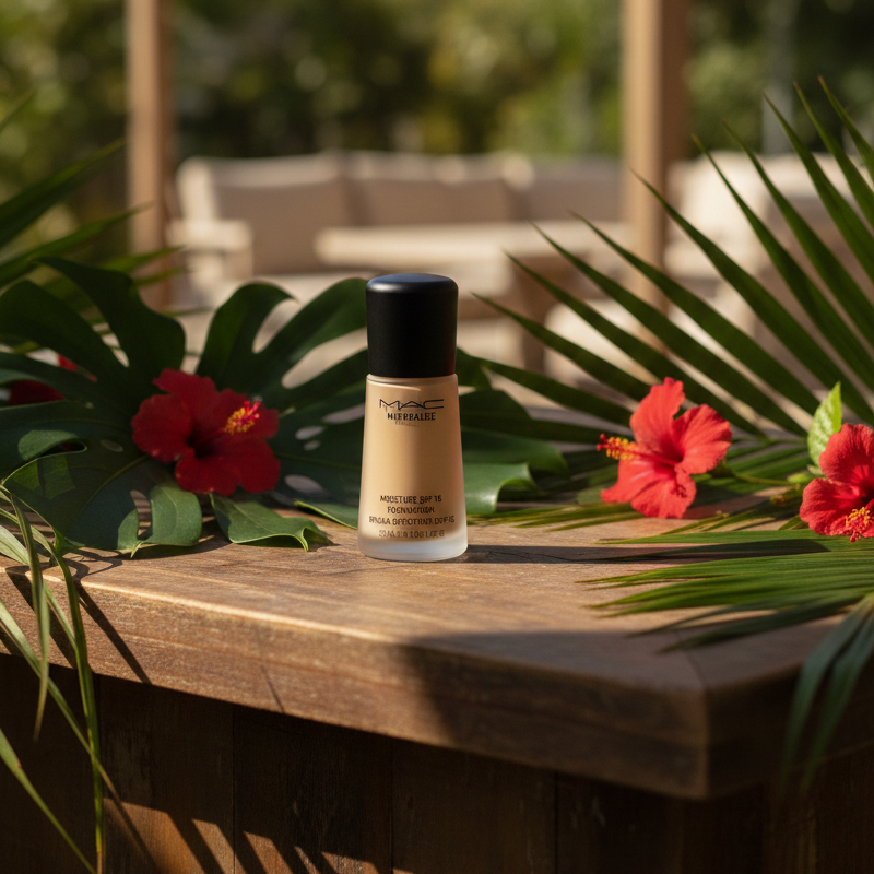 MAC Mineralize Moisture SPF 15 Foundation – NC15 | Hydrating, Natural Satin Finish View Gallery - Pakistan