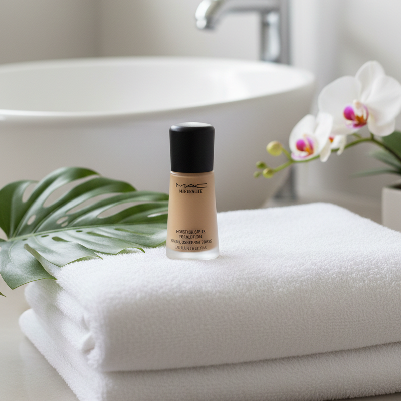 MAC Mineralize Moisture SPF 15 Foundation – NC15 | Hydrating, Natural Satin Finish View Gallery - Pakistan