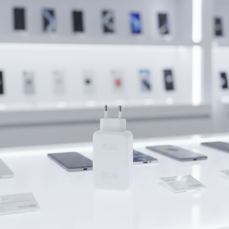 150W Super Fast Charger High Speed Charging Durable Quality Compact Design Reliable Utility Powerful Performance (Without Cable) View Gallery - Pakistan