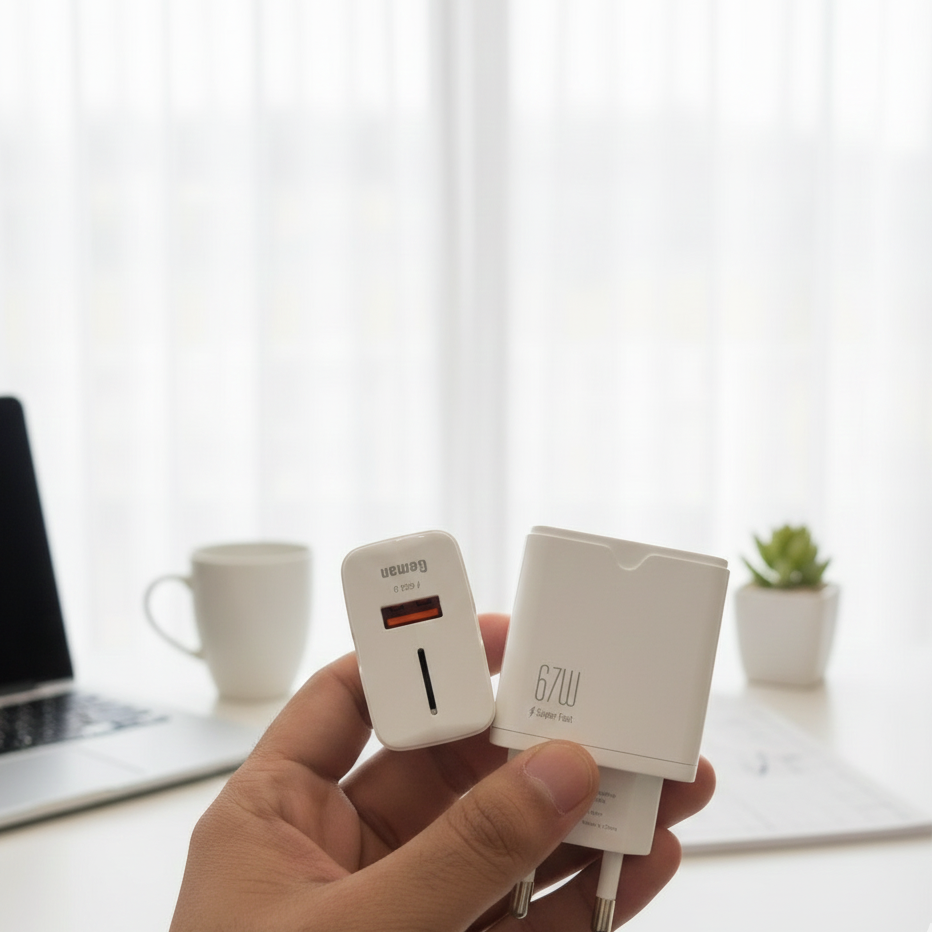 67W Superfast Charger High Speed Charging Durable Quality Compact Design Reliable Utility (Without Box)