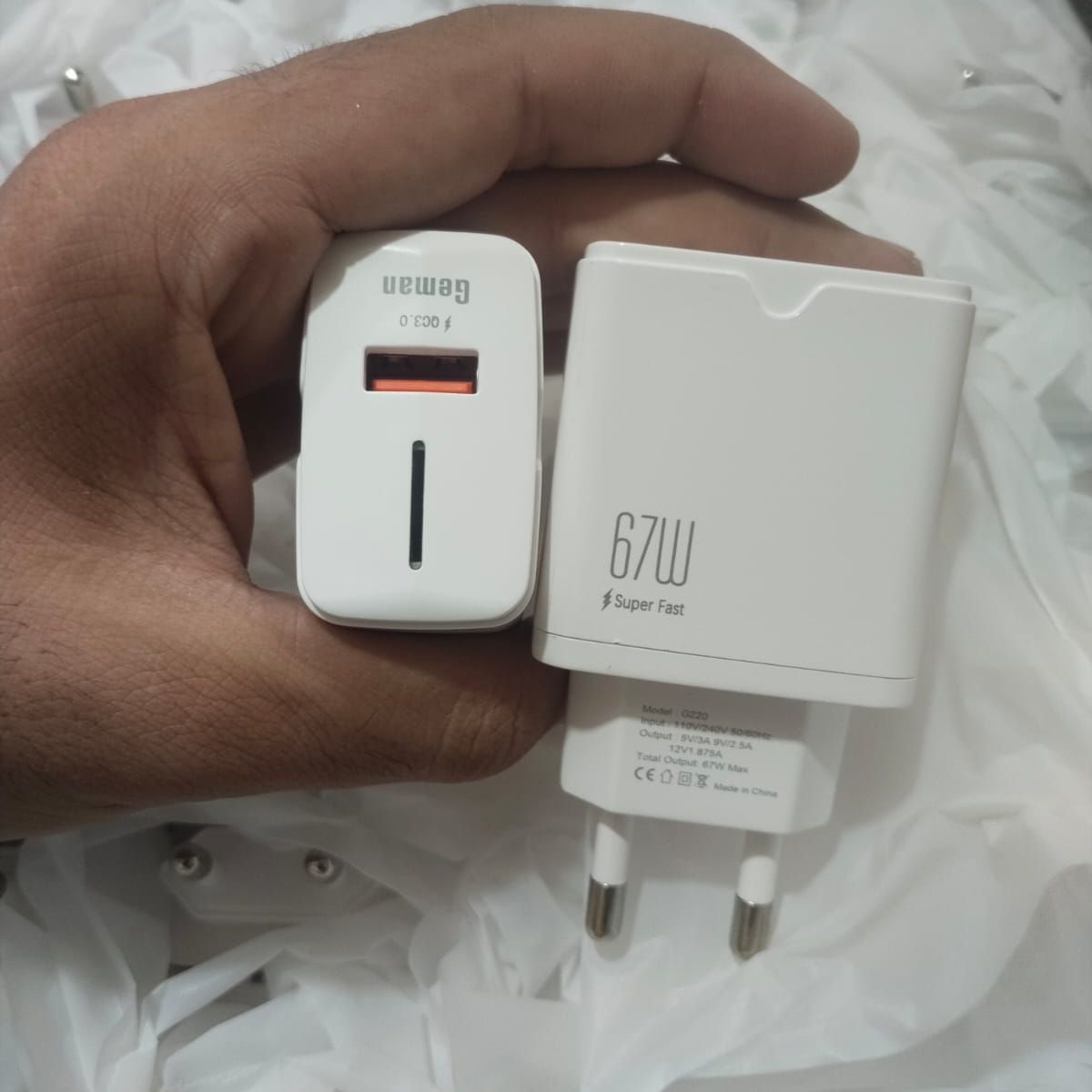 67W Superfast Charger High Speed Charging Durable Quality Compact Design Reliable Utility (Without Box) View Gallery - Pakistan