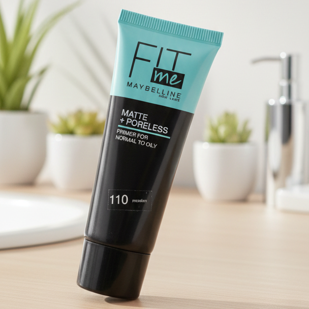Maybelline Fit Me Matte + Poreless Liquid Foundation – Shade 110 Porcelain | Lightweight, Oil-Control, Pore-Refining, Non-Comedogenic, 40ml View Gallery - Pakistan