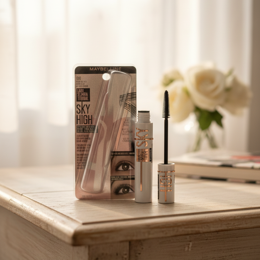 Maybelline Lash Sensational Sky High Waterproof Mascara – 810 Blackest Black | Full Volume, Limitless Length, Bamboo-Infused, Flex Tower Brush View Gallery - Pakistan