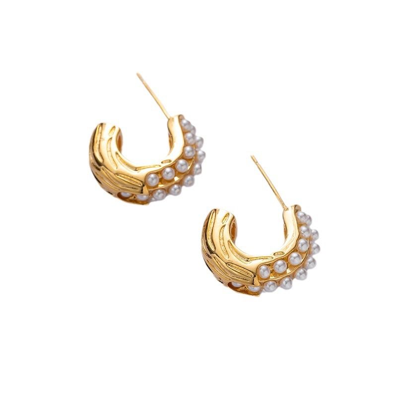 ZJX-169 Pearl Bali – Elegant Korean Style Earrings, Stylish Fashion Jewellery for Women View Gallery - Pakistan