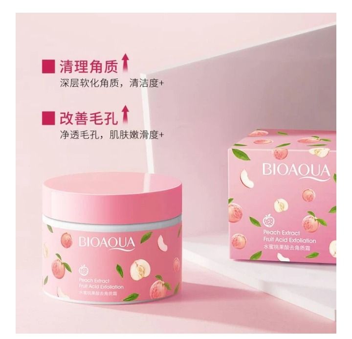 Bioaqua Peach Extract Exfoliating Face Gel Cream – Gentle Peeling Fruit Acid Formula for Smooth, Fresh & Radiant Skin View Gallery - Pakistan