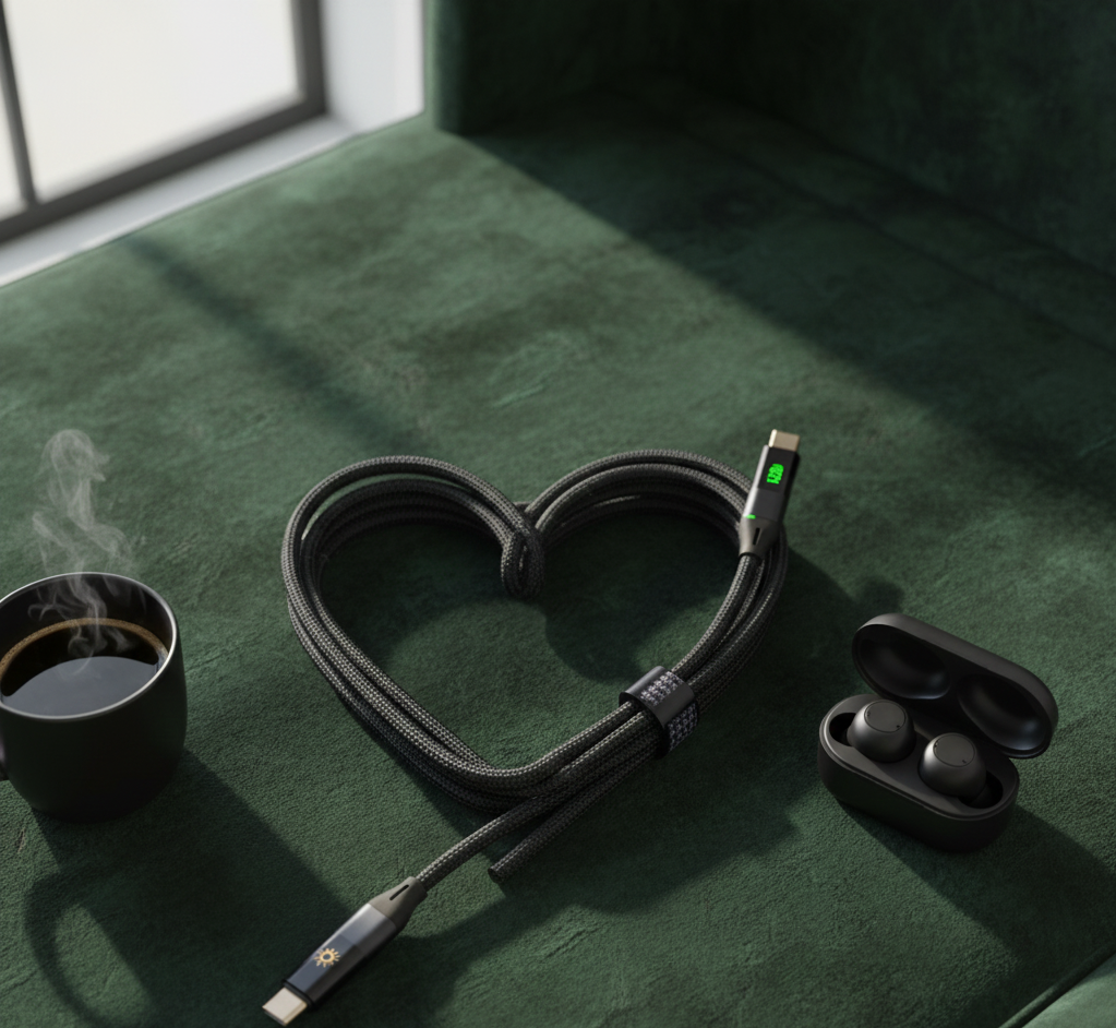 Sabawoon Type-C to Type-C 120W Fast Charging Cable – Ultra-Durable, Super-Speed Power Delivery