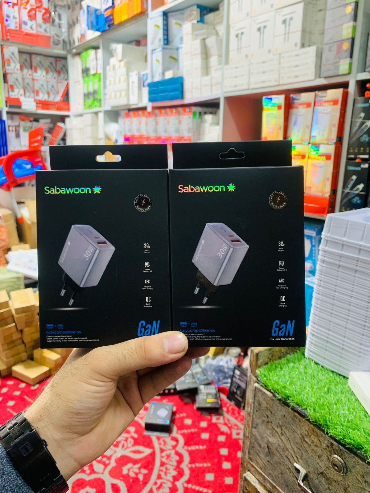 Sabawoon 30W GAN  – Fast Charging Power Brick for All Devices without caple View Gallery - Pakistan