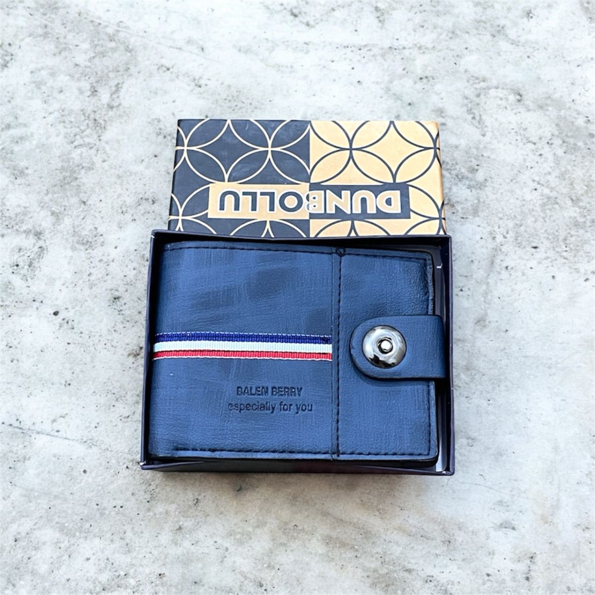 Men PU Leather Wallet with Box | Multi Card Slots & Secure Snap Button | 7 Card Holders & 3 Note Compartments View Gallery - Pakistan