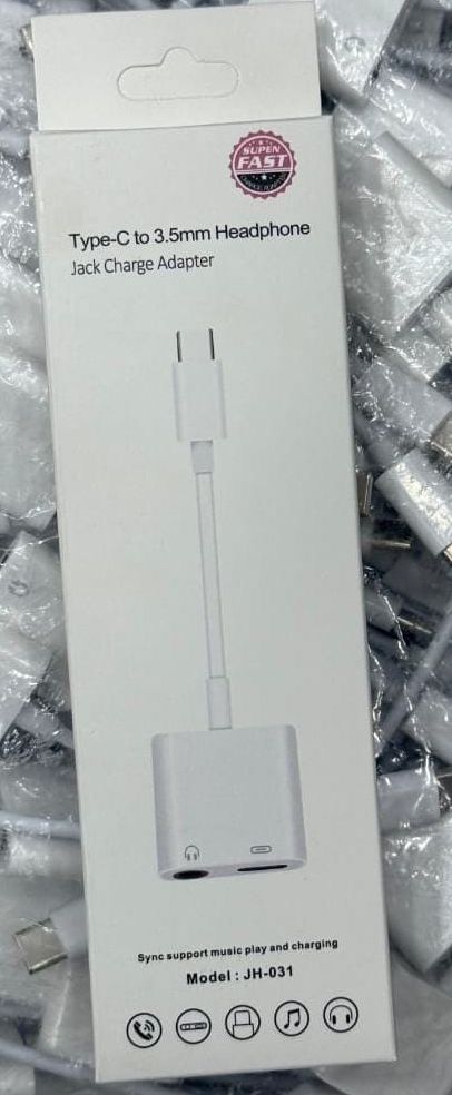 SUPEN FAST Type C To 3.5mm Headphone Jack Charge Adapter Durable Quality Easy Connectivity (Random Color) View Gallery - Pakistan