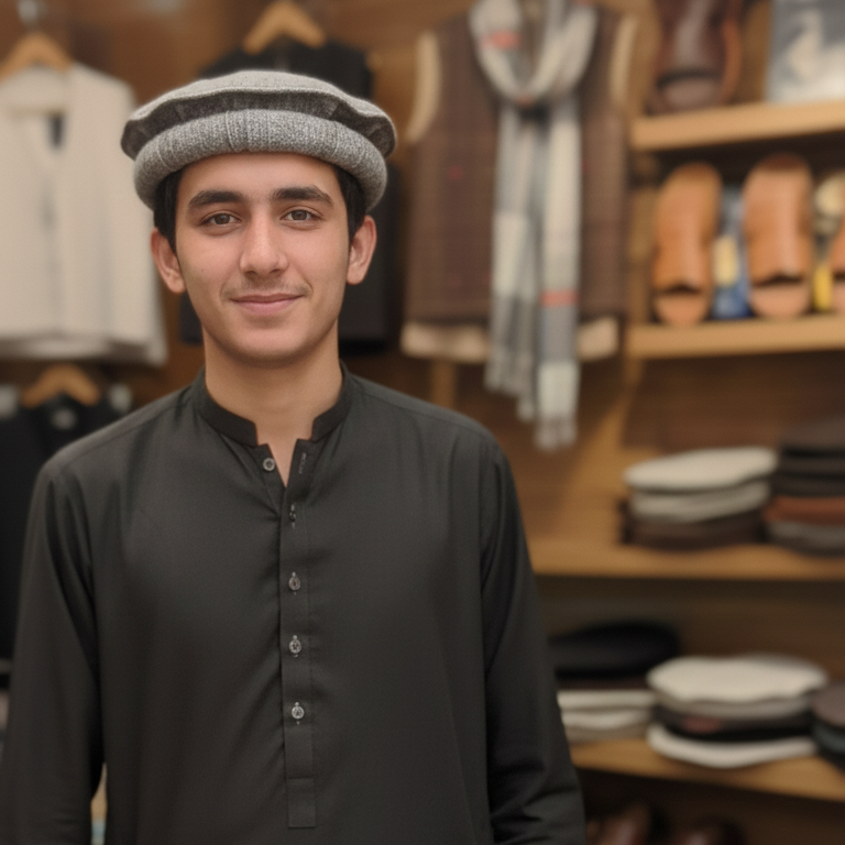 Plain Peshawari Cap Traditional Design Durable Quality Comfortable Fit Stylish Look Perfect Choice For Cultural Events (Random Color) View Gallery - Pakistan
