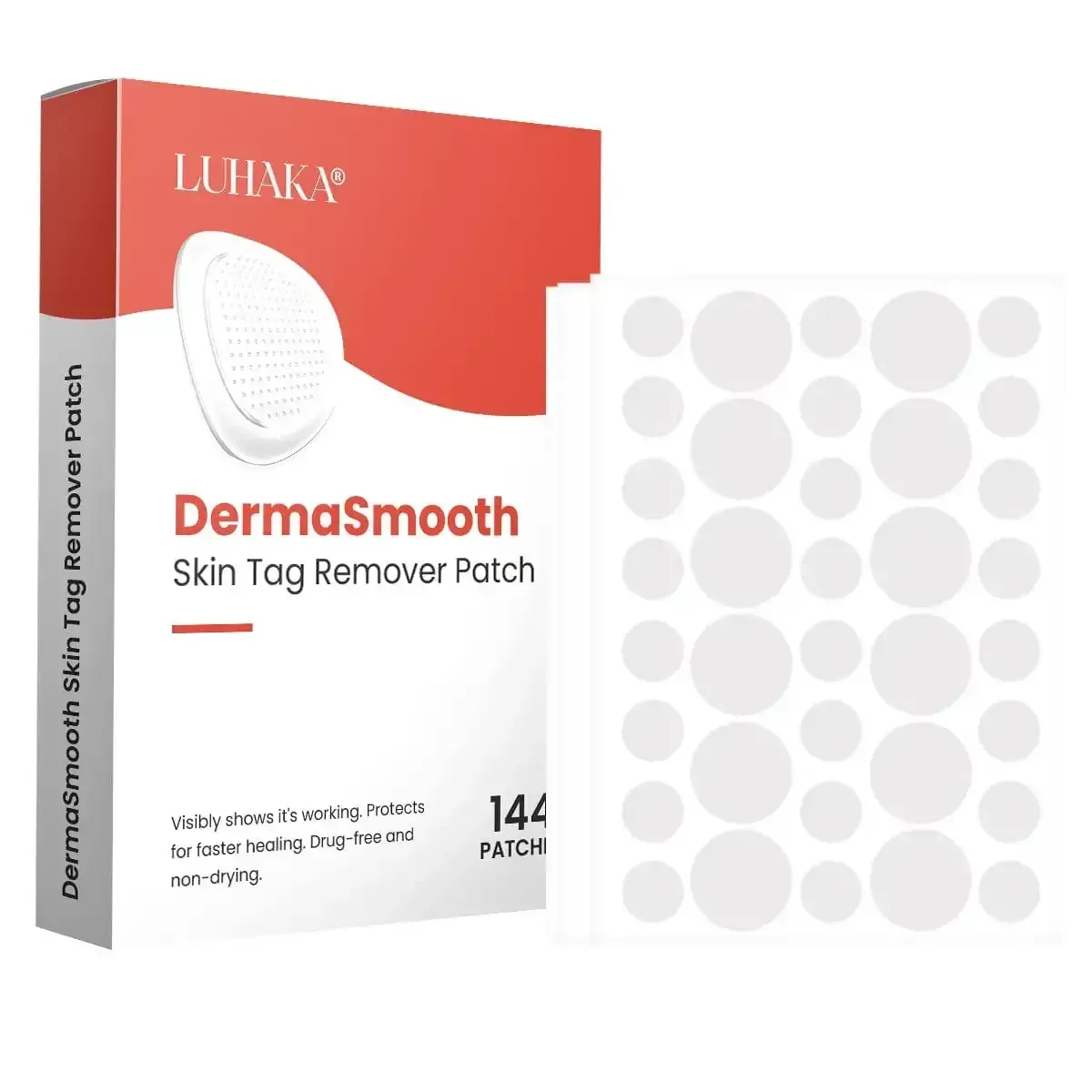 DermaSmooth Skin Tag Remover Patch – Fast, Safe, And Painless Skin Tag And Mole Removal Solution With No Scarring Or Pigmentation