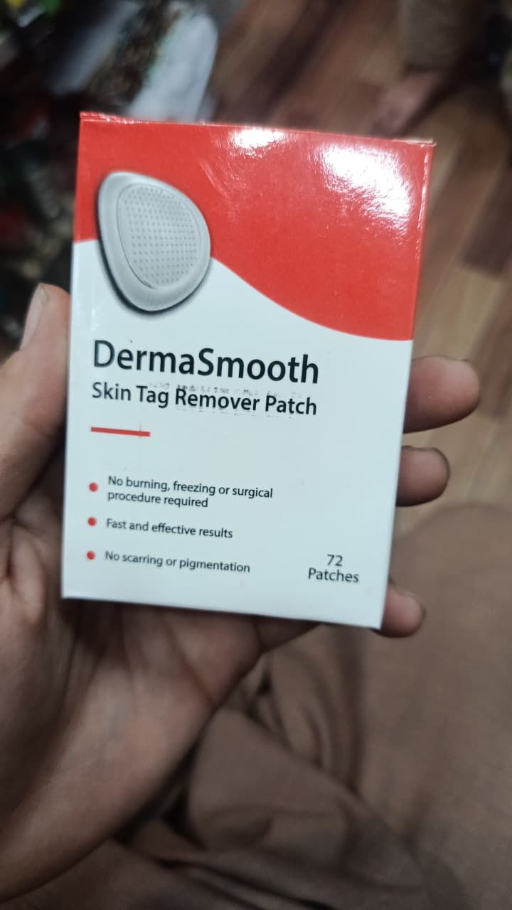 DermaSmooth Skin Tag Remover Patch – Fast, Safe, And Painless Skin Tag And Mole Removal Solution With No Scarring Or Pigmentation View Gallery - Pakistan
