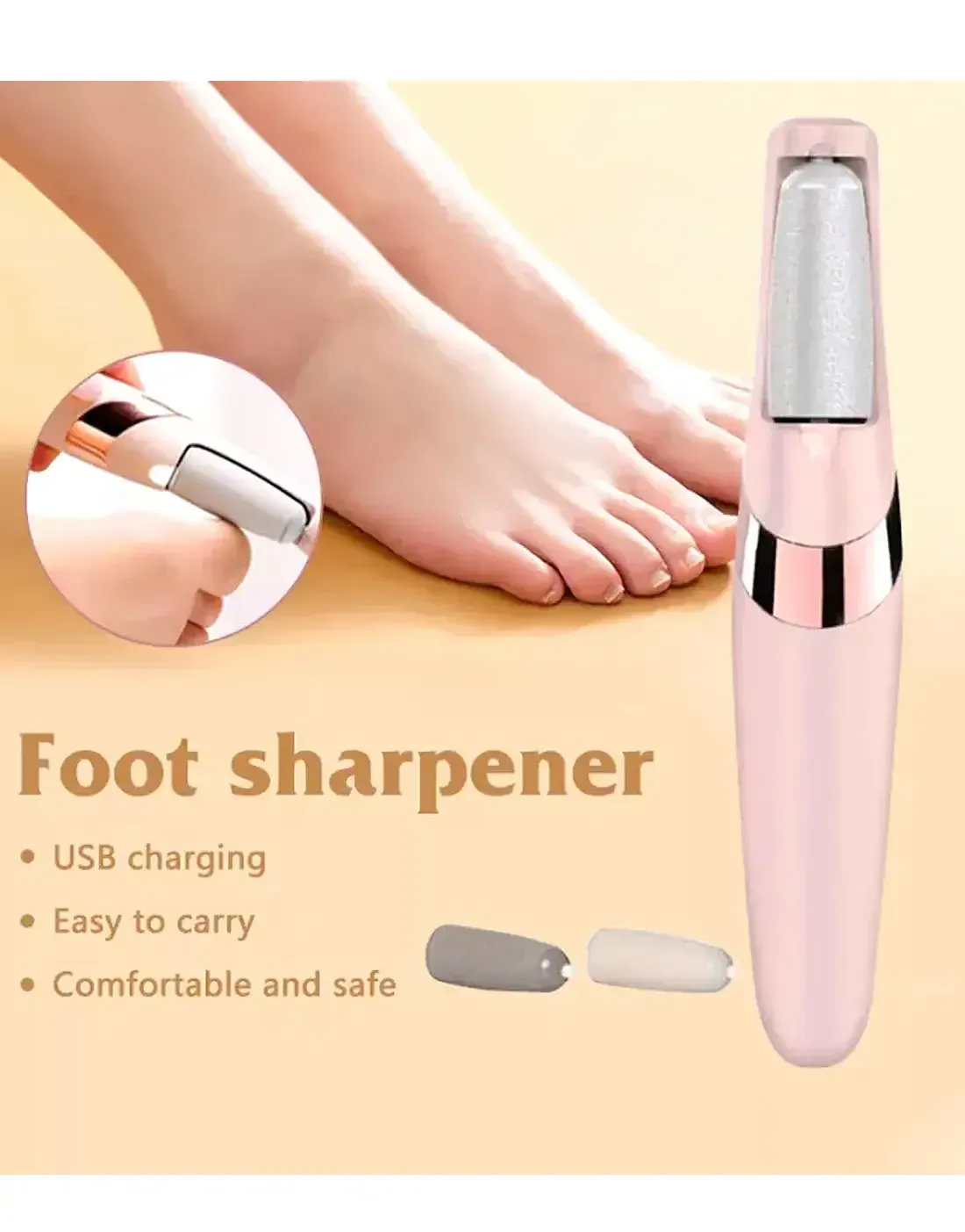 Rechargeable Callus Remover – Portable Foot Care Device for Smooth and Soft Skin