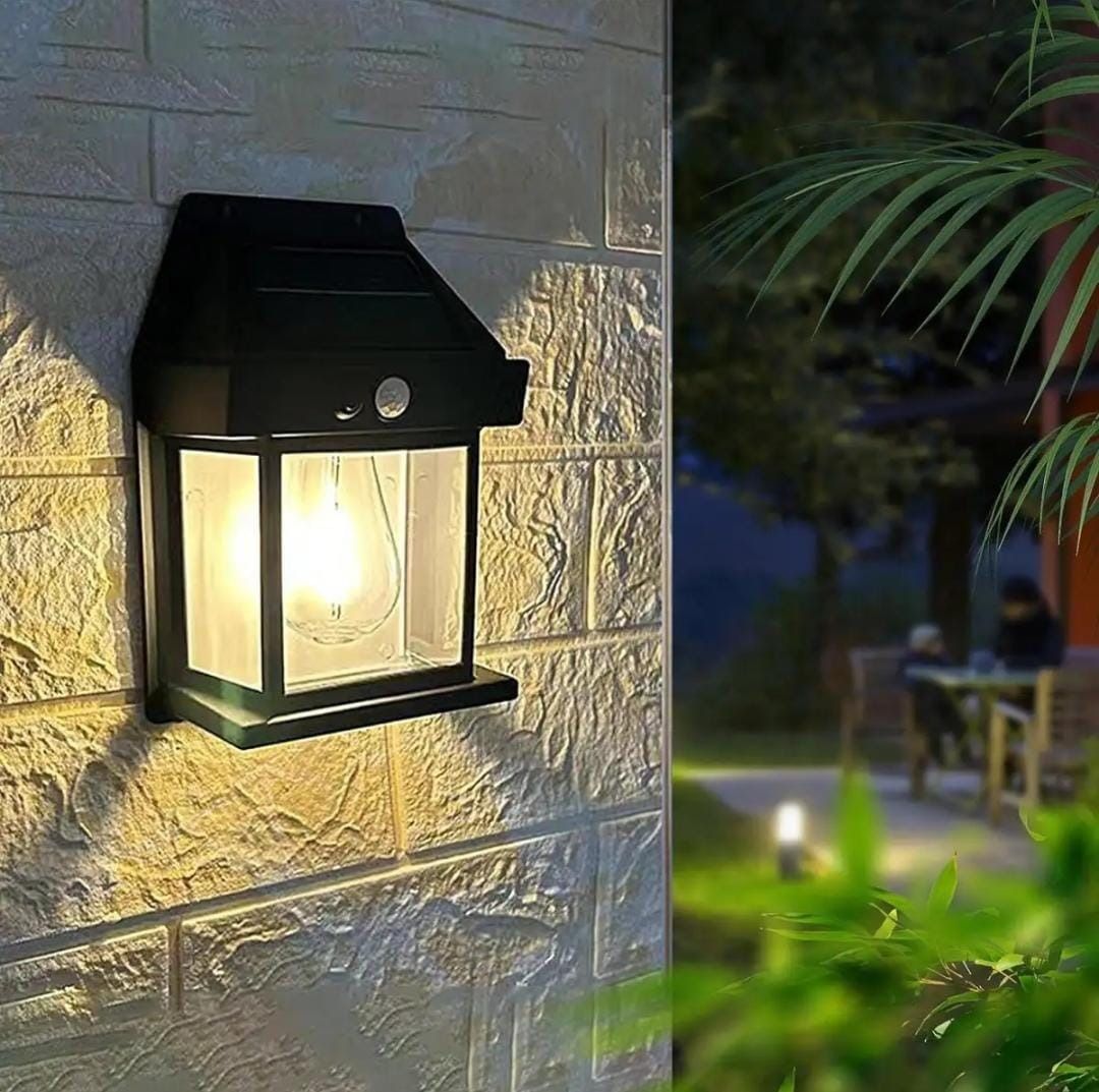 Solar Wall Lamp – Energy-Saving Outdoor Light with Waterproof Design for Home and Garden View Gallery - Pakistan