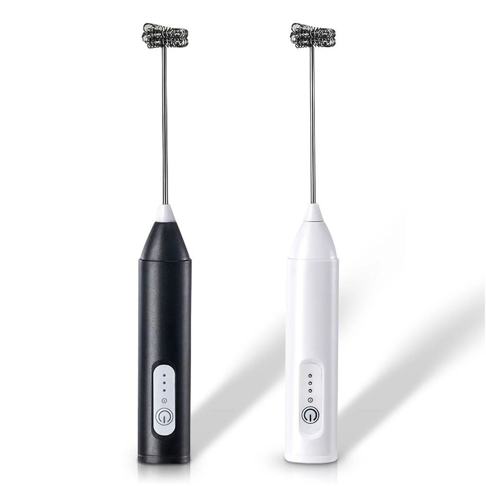 Rechargeable Coffee Beater – USB Milk Frother for Coffee, Cappuccino, Latte, Matcha & Hot Chocolate | Powerful High-Speed Stainless Steel Whisk Mixer View Gallery - Pakistan