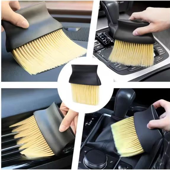 Car Interior Cleaning Brush Durable Quality Comfortable Grip Reliable Performance Effective Dust Removal View Gallery - Pakistan