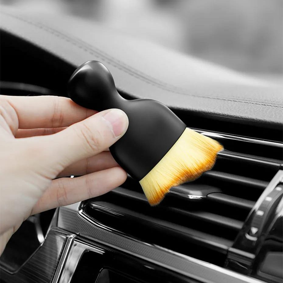 Car Interior Cleaning Brush Durable Quality Comfortable Grip Reliable Performance Effective Cleaning