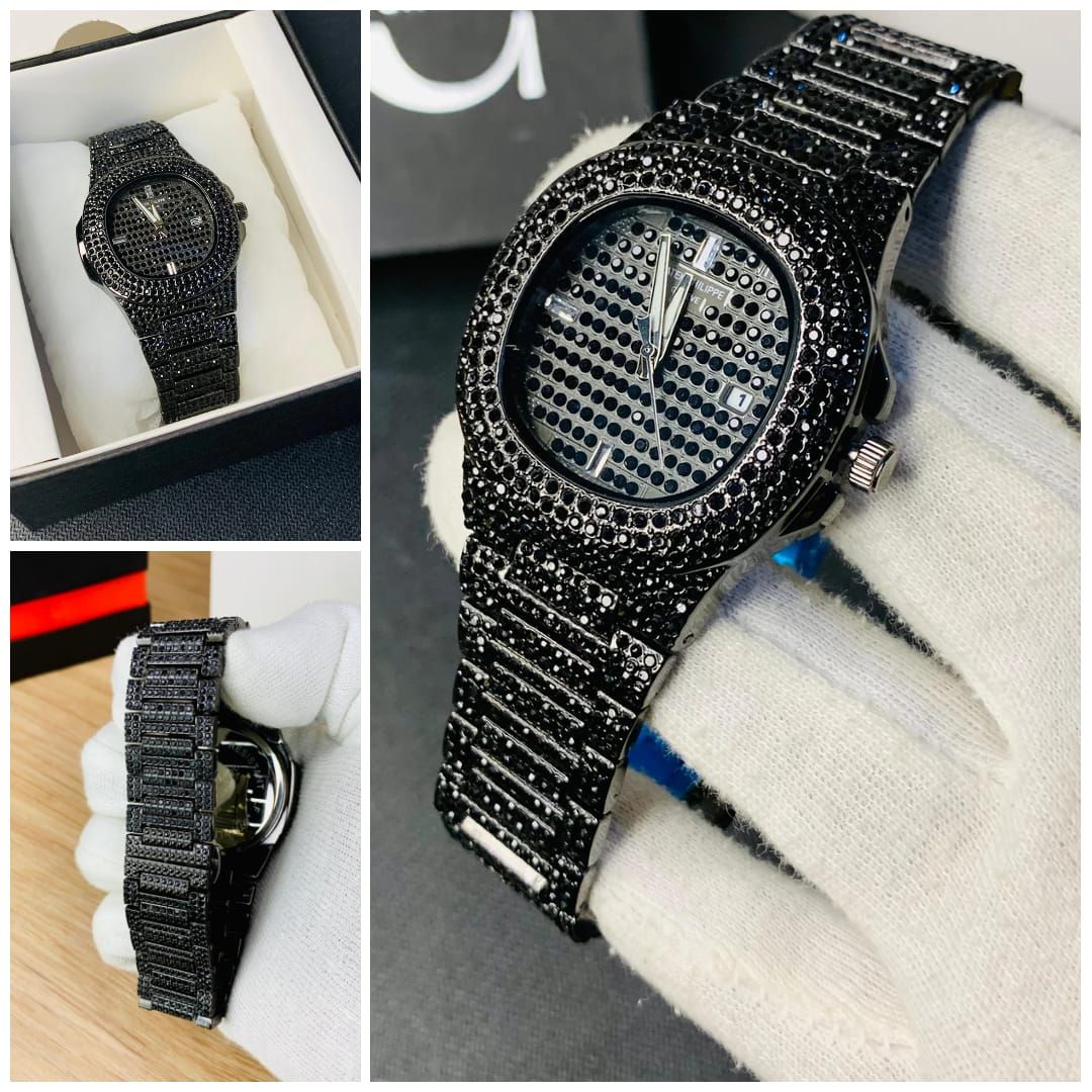 Iced Out Men Watch Diamond Steel Luxury Stylish Durable Quality Timeless Design View Gallery - Pakistan