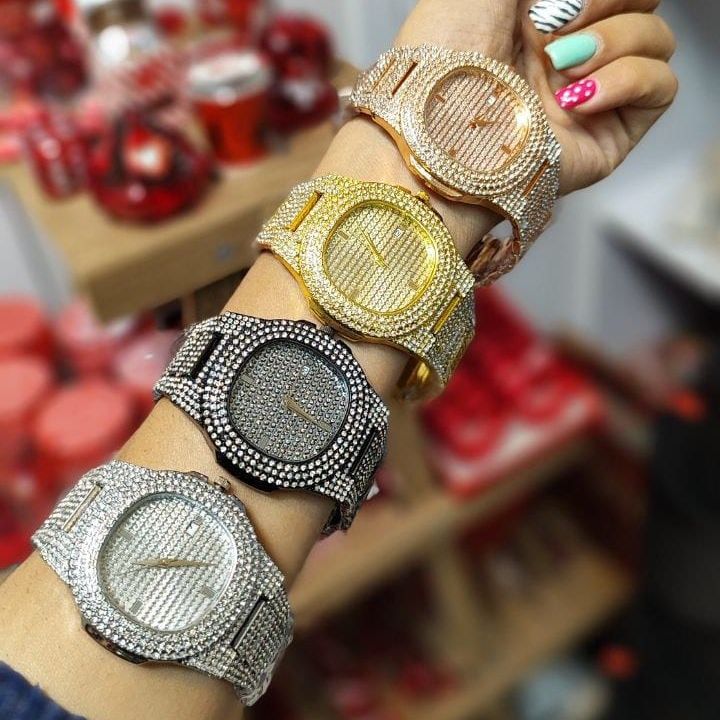 Iced Out Men Watch Diamond Steel Luxury Stylish Durable Quality Timeless Design View Gallery - Pakistan