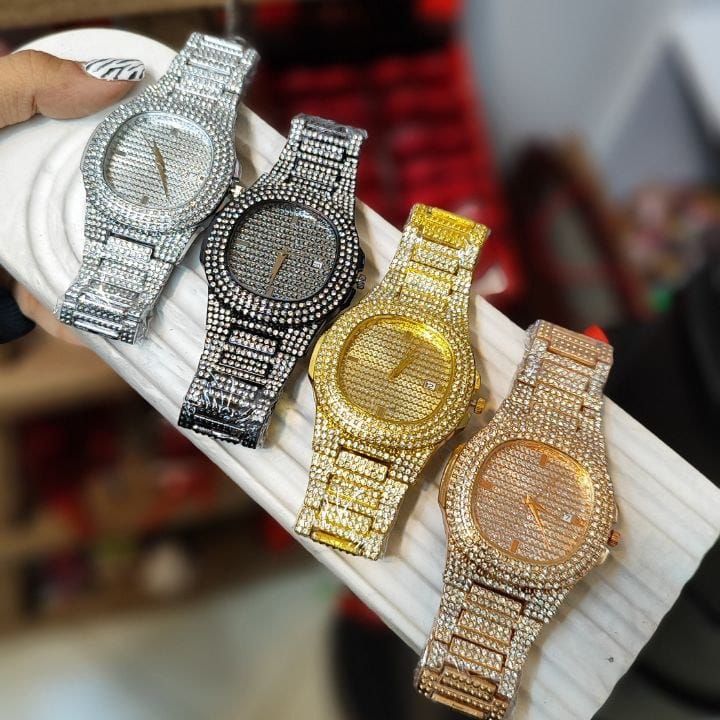 Iced Out Men Watch Diamond Steel Luxury Stylish Durable Quality Timeless Design View Gallery - Pakistan