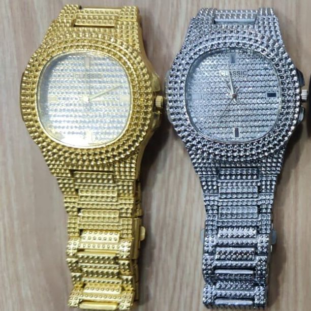 Iced Out Men Watch Diamond Steel Luxury Stylish Durable Quality Timeless Design View Gallery - Pakistan