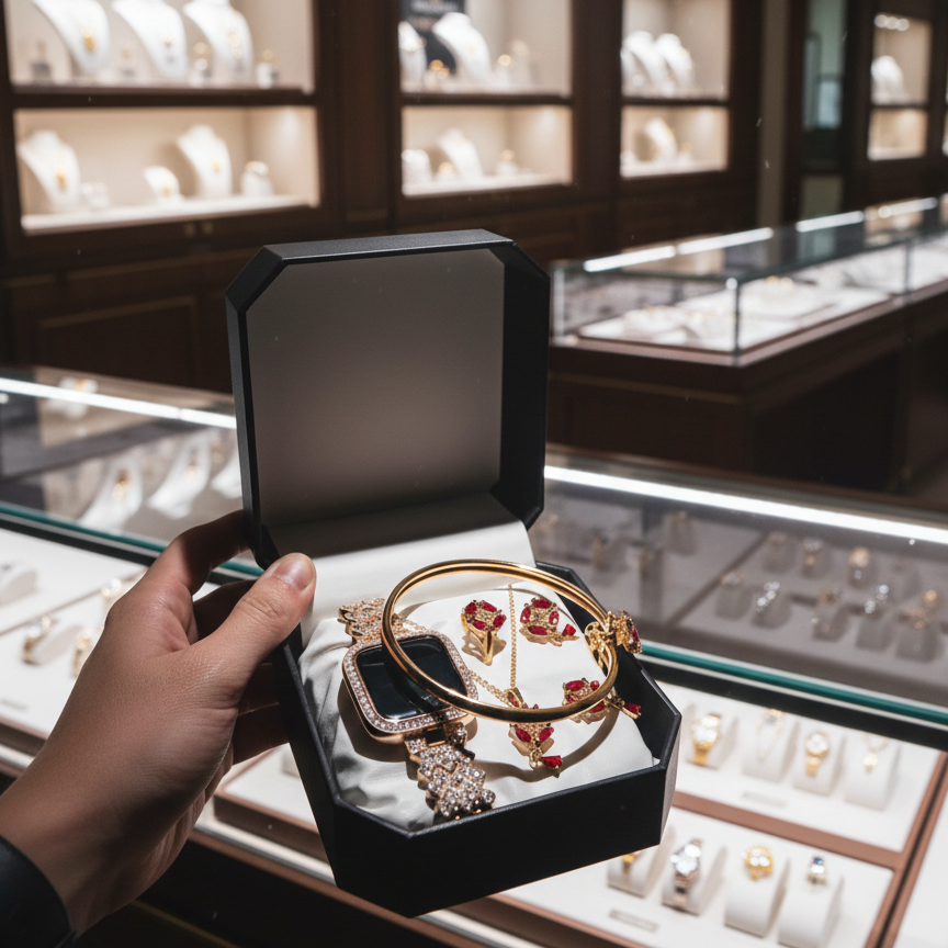 Ladies Jewellery Watch With Bangle Elegant Stylish Durable Quality Timeless Design Reliable Performance (With Box)