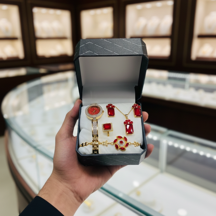 Jewellery Watch For Ladies Elegant Stylish Durable Quality Timeless Design Reliable Performance (With Box) View Gallery - Pakistan