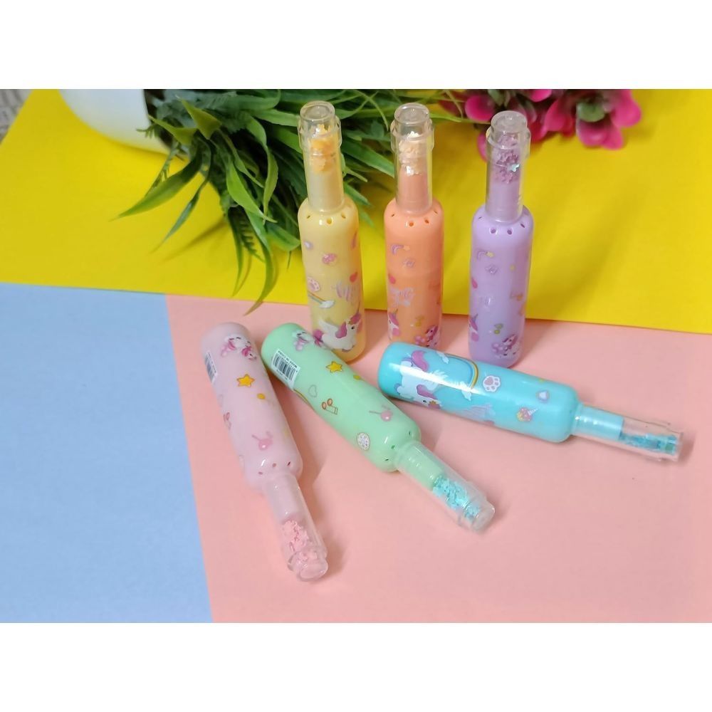 Pack of 6 Bottle Shaped Kromi Character Highlighters for Girls and Boys – Cute Stationery Set View Gallery - Pakistan