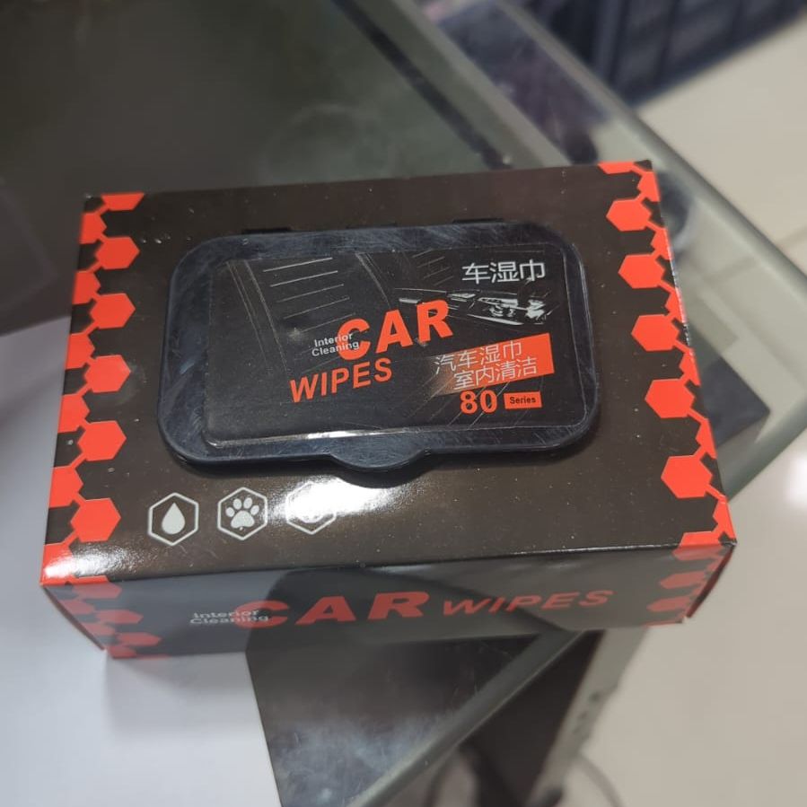 Premium 80Pcs Car Interior Wipes – Quick Shine, Dust Removal & Streak-Free View Gallery - Pakistan