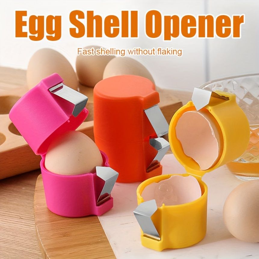 Egg Shell Opener – Durable Design, Smooth Cutting, Comfortable Grip | Easy Egg Opening Tool for Kitchen &amp; Daily Cooking Use