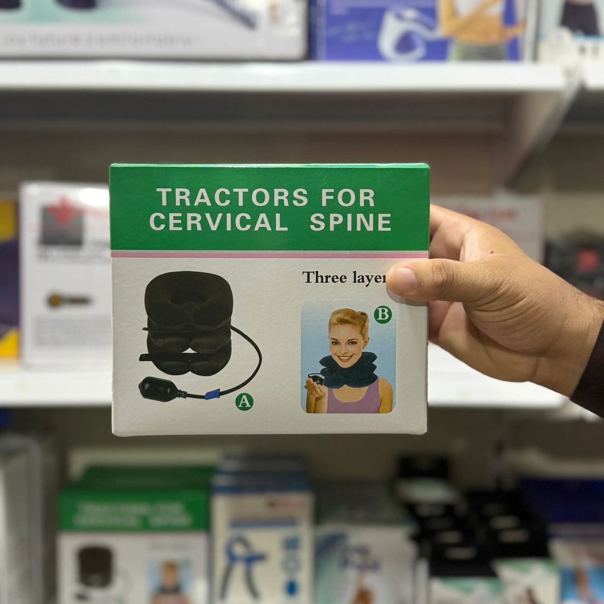 Tractor For Cervical Spine Portable Neck Pillow Durable Quality Comfortable Support Reliable View Gallery - Pakistan