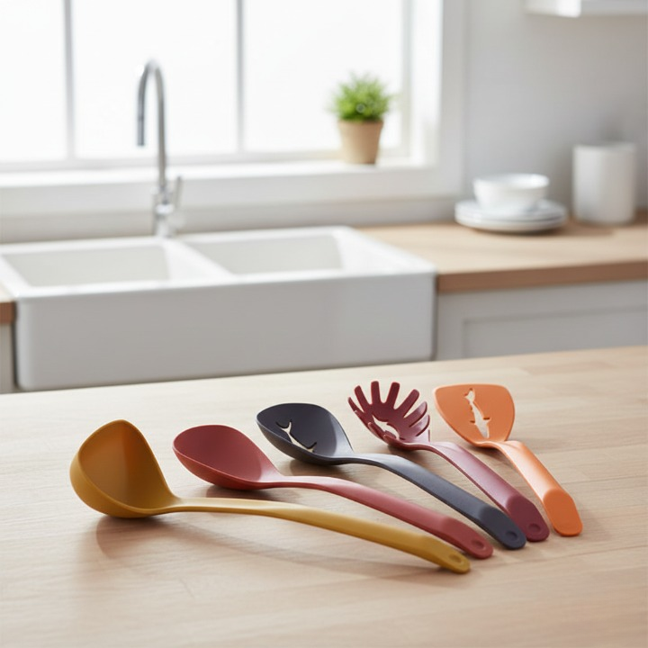 5 In 1 Spoon Set Durable Quality Stylish Design Easy To Use Reliable Performance Perfect Choice For Kitchen Daily Cooking And Practical Household Needs View Gallery - Pakistan
