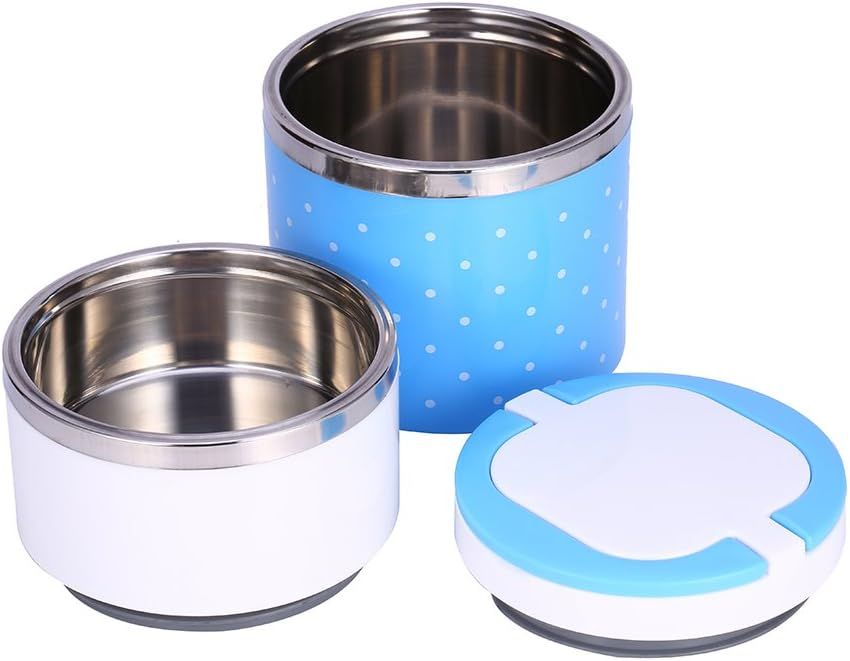 2 Layer Stainless Steel Airtight Lunch Box 930ml With Leak-Proof Design View Gallery - Pakistan