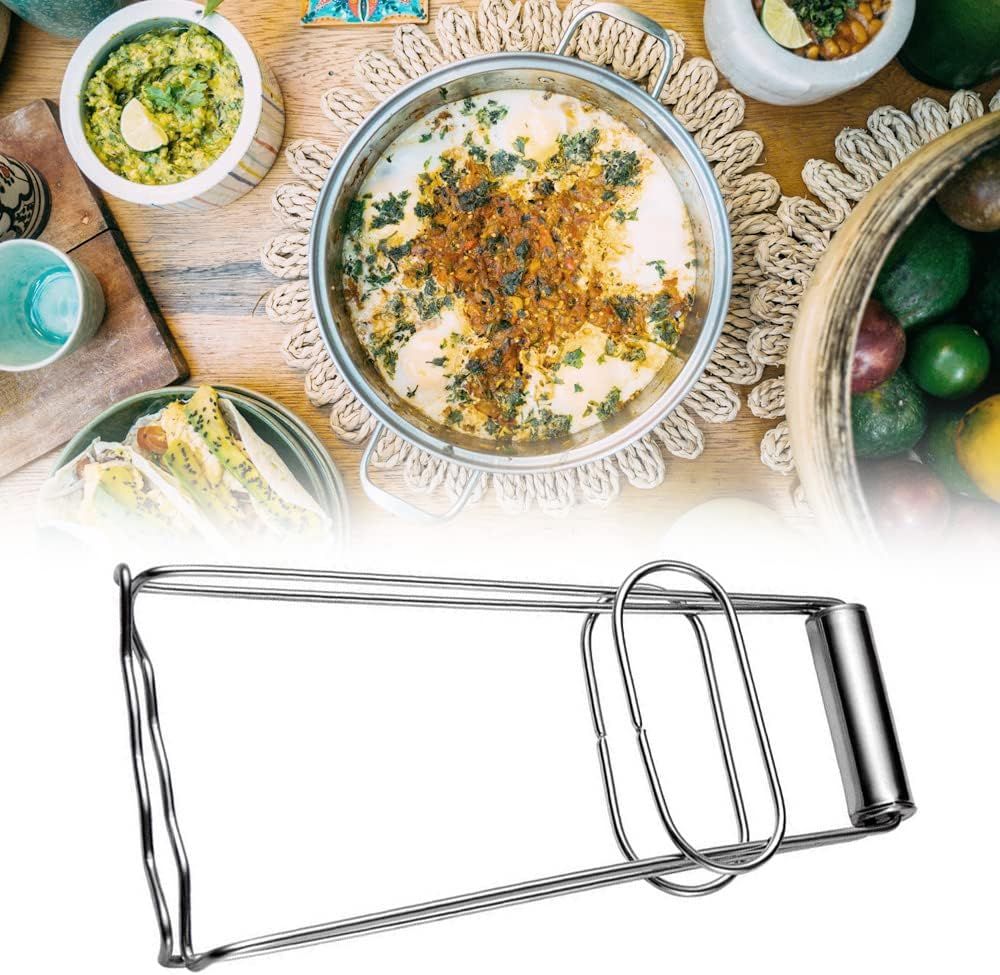 Stainless Steel Hot Bowl Clip – Anti-Scald Tableware Lifter, Foldable Hot Dish Holder for Microwave, Oven & Cooking Use | Durable Kitchen Tool View Gallery - Pakistan