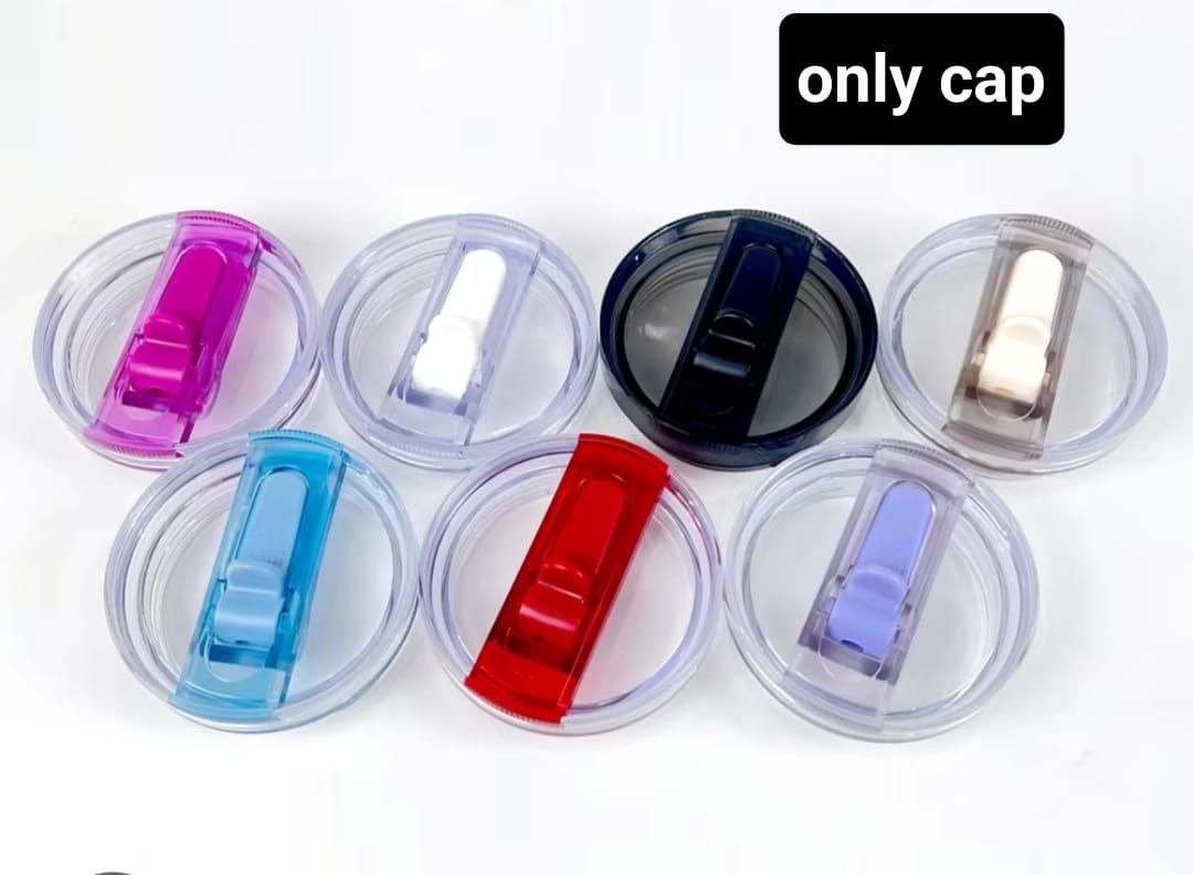 Leak-Proof Thumler Cap / Tumbler Lid – Durable, Portable, Secure Fit – Random Color View Gallery - Pakistan