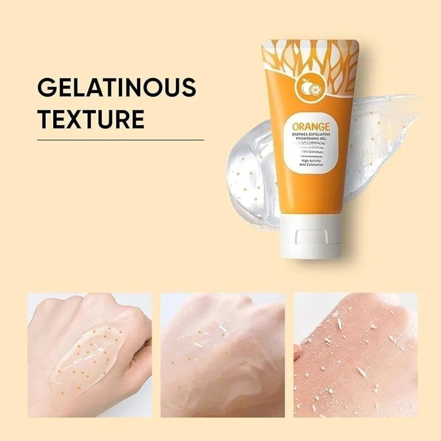 Orange Enzyme Exploiting Gel – Brightening, Exfoliating & Nourishing Citrus Skincare for Radiant, Healthy, Glowing Complexion Every Day (120gm) View Gallery - Pakistan