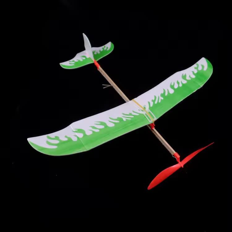 Airplane Inertial Foam Glider Aircraft Toy Plane Model Outdoor Toy Educational Toys Good Quality (Random Color)