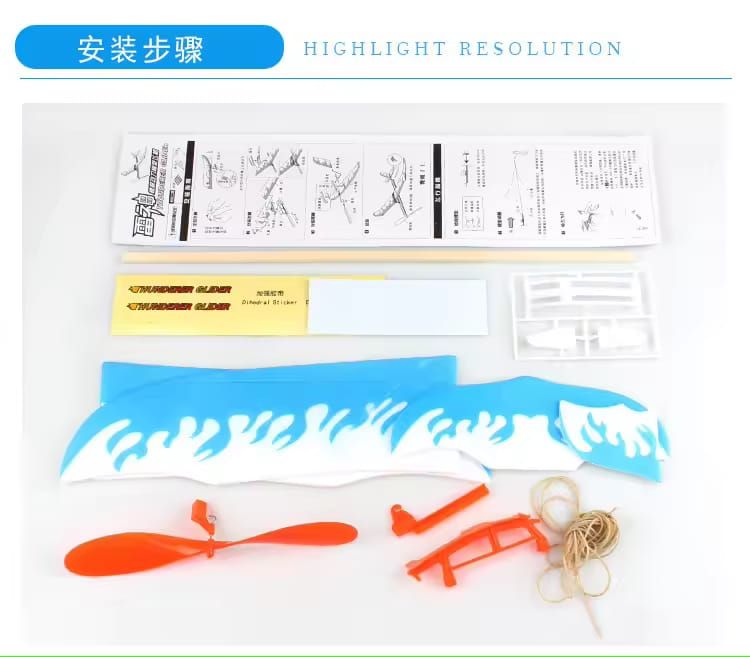 Airplane Inertial Foam Glider Aircraft Toy Plane Model Outdoor Toy Educational Toys Good Quality (Random Color) View Gallery - Pakistan