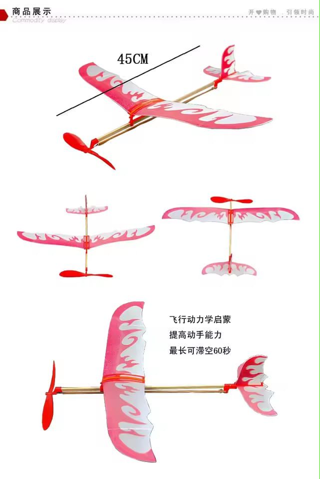 Airplane Inertial Foam Glider Aircraft Toy Plane Model Outdoor Toy Educational Toys Good Quality (Random Color) View Gallery - Pakistan
