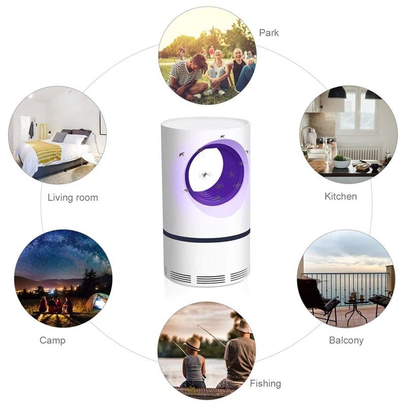 Mosquito Killer Lamp Electric Shocker Round – Powerful 360° UV Light Insect Trap for Home, Room & Outdoor Use | Safe, Silent & Eco-Friendly Bug Zapper View Gallery - Pakistan
