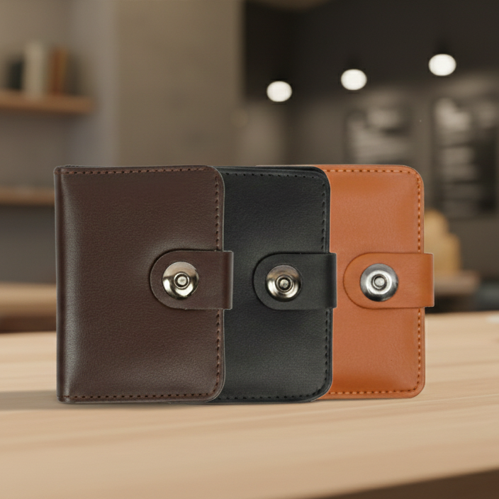 Men’s Premium Leather Wallet – Pack of 3 | Slim, Stylish & Durable Wallets for Daily Use, Travel & Gifts View Gallery - Pakistan