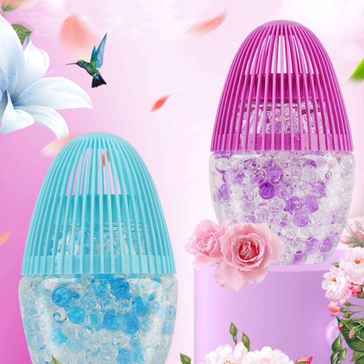 Solid Air Fresheners Perfume BIN LU Crystal Aromatic Beads For Car Room And Bathroom (Random Shape)