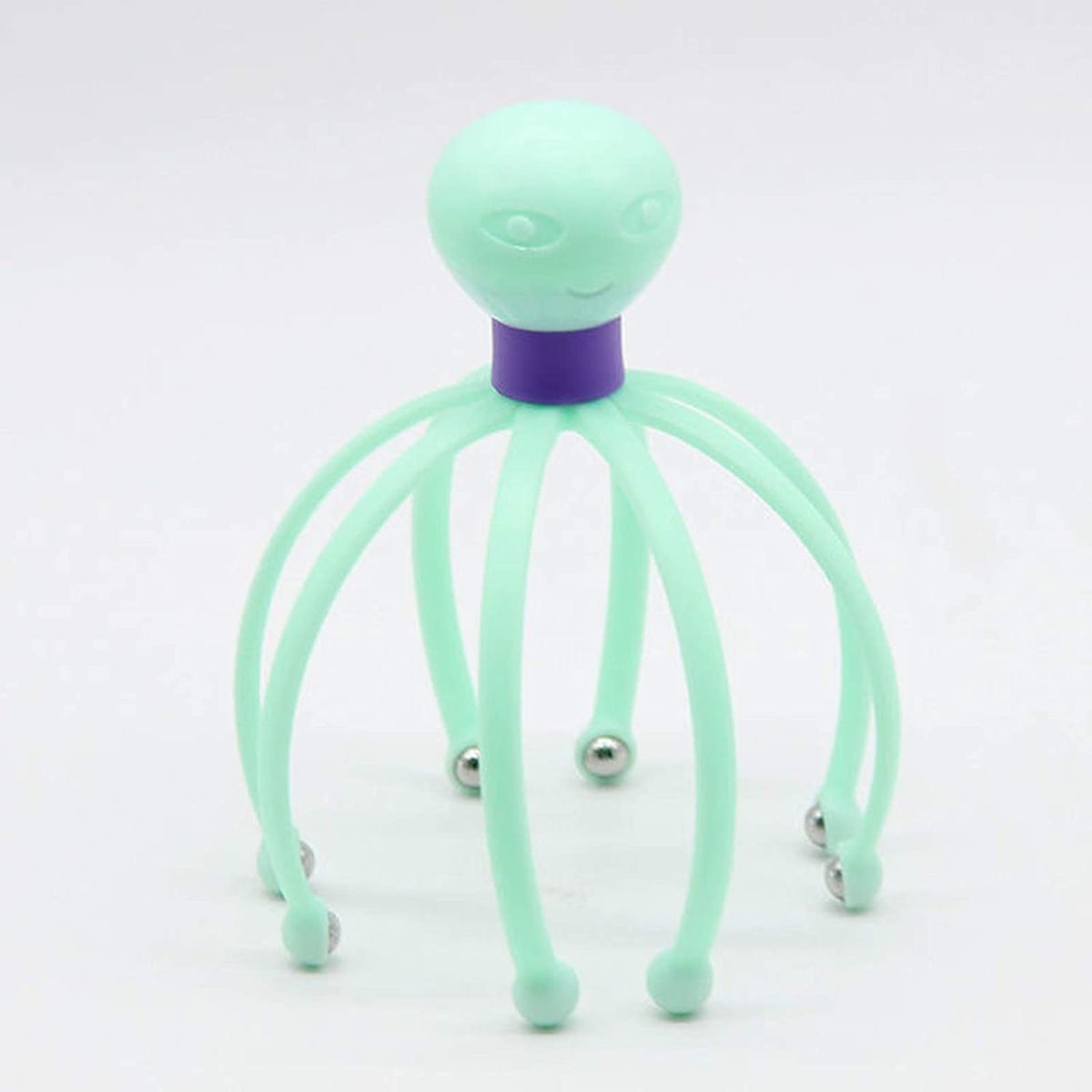 Octopus Shape Manual Head Scalp Massager With 8 Roller Balls Provides Headache Relief Stress Relaxation Hair Stimulation  (Random Color) View Gallery - Pakistan