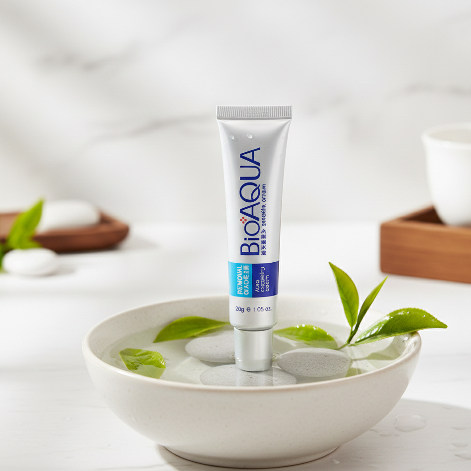 BIOAQUA Pure Skin Acne Removal & Anti-Wrinkle Cream – Fast Action Formula for Pimples, Scars, Fine Lines & Smooth Clear Skin (30g) View Gallery - Pakistan