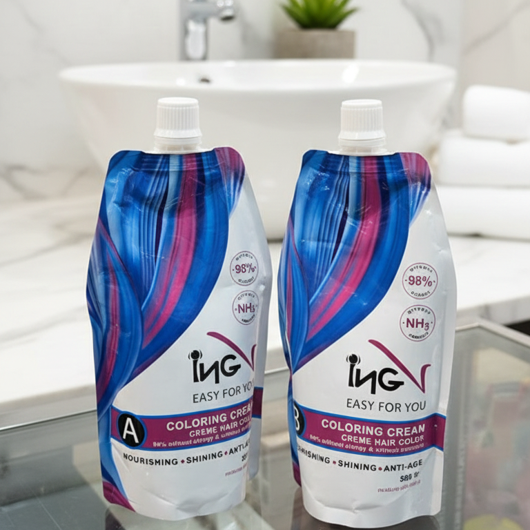 INGV Hair Color Cream 1000ml (500ml + 500ml) – Salon-Quality Hair Dye, Rich Pigment, Long-Lasting Color, Smooth Application & Professional Results View Gallery - Pakistan